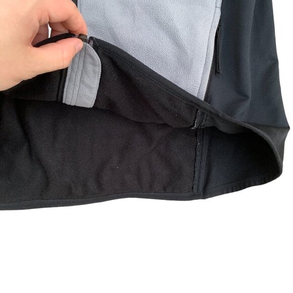 VINTAGE Nike Fleece Jacket Vest 'Shadow Black' XL - Picture 8 of 9